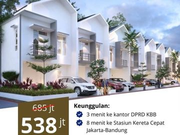 PROMO 5 Unit Pertama Rumah View Pegunungan Di Ngamprah