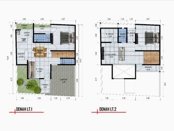 Rumah Nyaman 2 Lantai Lokasi Nyaman AMan