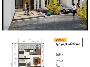 Rumah Ciamik Harga Murah di Kota Malang Bisa KPR Dekat Perum. Citra Garden