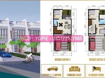 Dijual rumah murah 2,5 lantai di depok