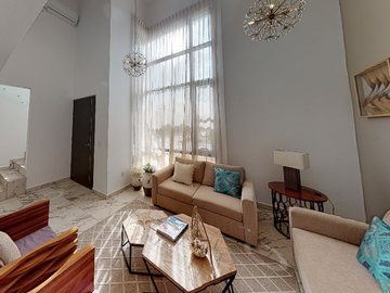 Casa en Residencial con casa club y alberca
