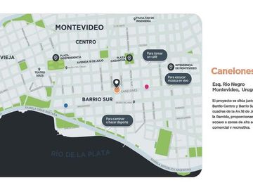 2 dormitorios con terraza - Centro (Montevideo)