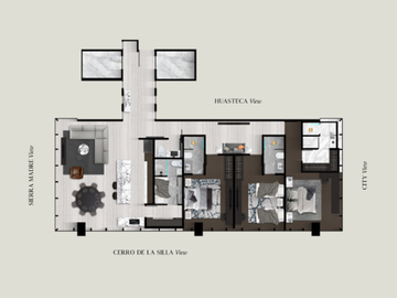 DEPARTAMENTOS EN VENTA HALO TOWER  LLAVE EN MANO, CENTRITO VALLE