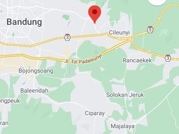 350 M2 Tanah Strategis Komersil Pinggir Jalan A.H. Nasution, Bandung