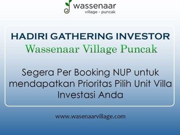 Investasi Villa 2LT Pasti Untungnya CASH Hanya 415Jt di Puncak Cipanas