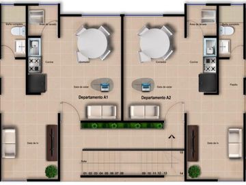 Departamento en venta  Fraccionamiento Calicata, Ocotlán, Cuautlancingo