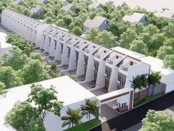 Rumah cluster 2,5 lt dekat ke pintu toll kukusan di Beji Depok Ada Rooftop nya (noey)