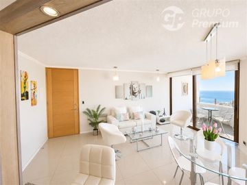 Jardín del Mar Piso 15 Vista al Mar, 2D, 1B, 1 bodega, estac