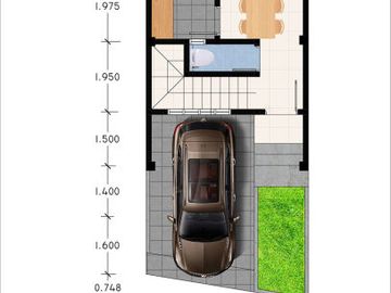 Rumah Villa 2 Lantai Di Bandung Utara Bergaya Tropis