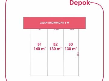 Tanah SHM Depok Dekat Mall DTC