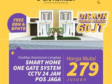 DIJUAL RUMAH 1 LANTAI KEDUNGKANDANG KOTA MALANG