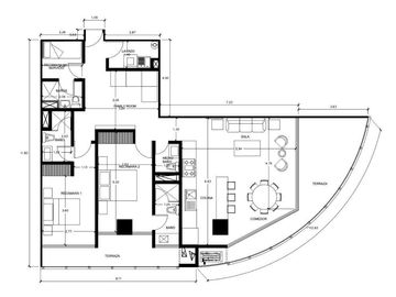 Departamento de lujo, con amenidades tipo resort, en venta Cancún.