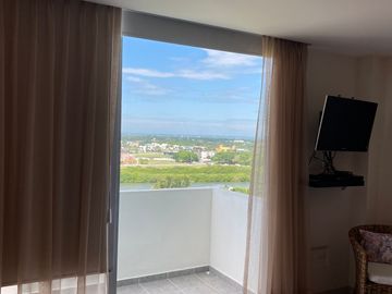Hermoso departamento con vista al mar y al manglar