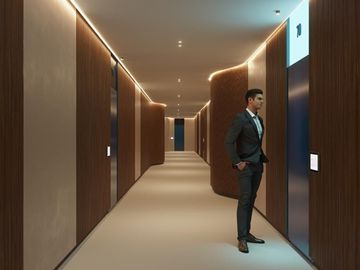 Departamentos  de 1, 2  recámaras en preventa. Light Towers by Pininfarina, MID