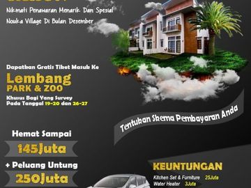 Rumah syariah READY STOCK Nouka Village siap huni di bandung