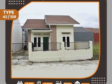 rumah cantik ada pagar di bukit barisan