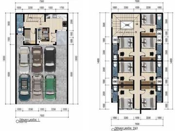 Rumah Kost Beserta Tanah Siap Bangun Dekat Galuh Mas Karawang