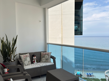apartamento en venta en bocagrande. Cod V17616