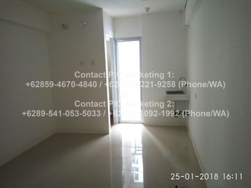 Dijual Apt studio Bassura City Tw C lt30 CG Un Furnished