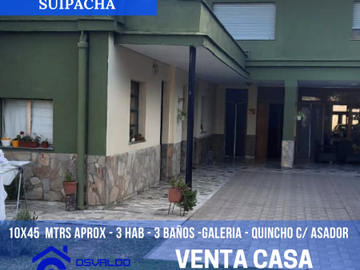 Venta de Casa de 2 plantas en calle Suipacha al al 600
