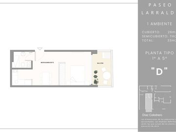 MONOAMBIENTE A ESTRENAR EN VILLA URQUIZA!!!
