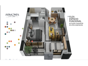 APARTAMENTO EN PROYECTO EN BELLA VISTA, ARMONIA