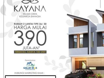 Rumah Murah Cluster Mewah Karawang Minimalis Super Strategis
