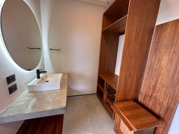 Departamento con vista al mar, alberca, cerca de Playa Arrocito, en venta Huatul