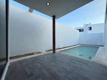 Casa Lista para Entrega 3 Habitaciones y Piscina en Privada Inara, Cholul