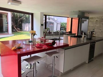 CASA  CON SEGURIDAD  EN CLUB DE GOLF HACIENDA, ATIZAPÁN DE ZARGOZA