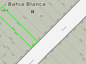 Casa a demoler sobre buen lote Parana 1671