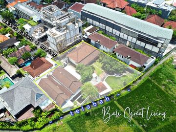 Tanah 833m2 View Sawah Green Belt di Berawa Canggu