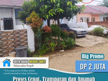 Rumah kamar 2 di deket tugu cokelat