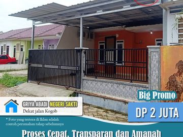 Rumah kamar 2 di deket tugu cokelat
