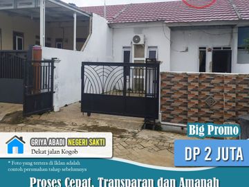 Rumah kamar 2 di deket tugu cokelat