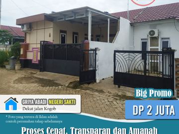 Rumah kamar 2 di deket tugu cokelat