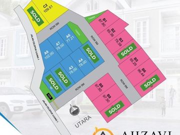 Rumah 2 lantai dekat pondok gede Ahzavi Residence