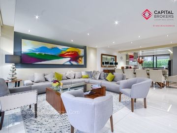 Casa de lujo moderna con jardín fracc. Olivos residencial, zona real.