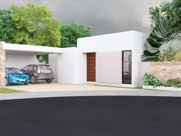Casa de 1 piso con 4 recamaras y alberca en venta en Privada Inara