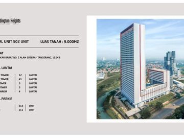APARTEMENT MULTIAKSES DIPUSAT BISNIS @PADDINGTON HEIGHT ALAMSUTERA