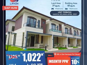 Lavon I type B Rumah Cantik Kekinian di Cikupa Tangerang