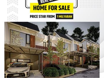 Rumah dijual di Depok dekat Kelapa 2 Cimanggis dalam townhouse