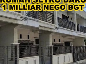 RUMAH 2 Lantai Setro Baru Kenjeran Surabaya