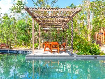 Duplex Garden en Planta Baja en Tulum entrega Otoño 2025