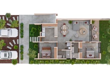 Duplex Garden en Planta Baja en Tulum entrega Otoño 2025