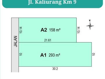 Tanah Jalan Kaliurang Dekat UGM, 3 Juta-an: SHM