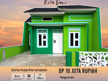 rumah kamar 2 di deket kampus ITERA