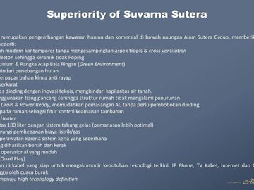 Dakota, Perumahan Murah Strategis di Suvarna Sutera