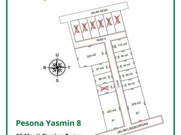 Dekat Perumahan Taman Yasmin, Tanah Datar Cocok Bangun Rumah