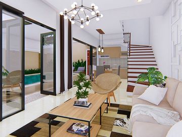 DIJUAL VILLA DESIGN BERKELAS MODERN DI KUTA SELATAN BALI